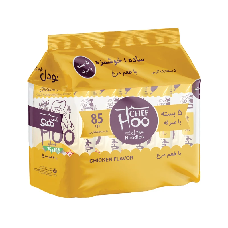 نودل مرغ شف هو - 425 گرم بسته 5 عددی